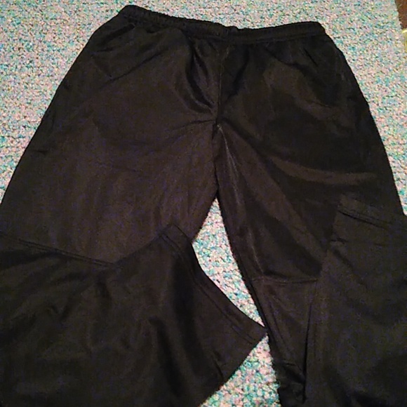 💚 Black Athletic Men's pants - Picture 1 of 7